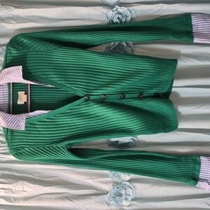 Anthropologie Maeve Kelly Green Layered Twofer